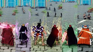 One Piece Pirate Warriors 4  All Roger Pirates Complete Moveset [upl. by Niotna266]