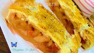 حلوة سترودل الايطالي بالتفاح وصفة رائعة و لذيذةSTRUDEL SALATO DI MELE Ricetta Facile [upl. by Gard]