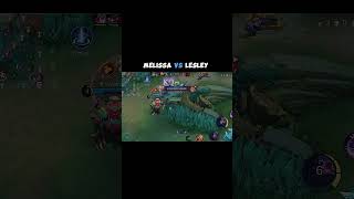 Melissa vs Lesley mobilelegends mlbb melissa [upl. by Nylednarb]