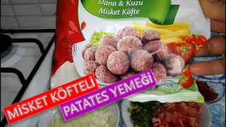 Misket Köfteli Patates Yemeği Nasıl Yapılır [upl. by Aihtenak]