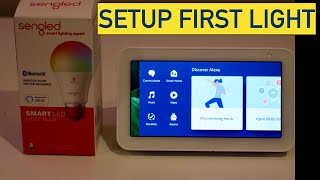 How To Connect Smart Bulb With Amazon Echo Show [upl. by Tomkin408]