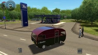 City Car Driving SAAB Caravan 92HK Motorhome 1080p [upl. by Tench]