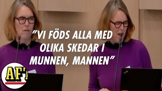 Här rappar kommunpolitikern Catarina Wahlgren V ”Föds alla med olika skedar” [upl. by Petronia]