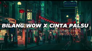 Bilang wow x cinta palsu  Naldo Remixer  T3 Style [upl. by Groot]