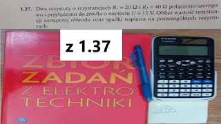 Zadanie 137 Elektrotechnika  zbiór zadań by Aleksy Markiewicz [upl. by Merton]