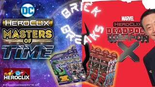 Heroclix SG Galore Masters of Time and Deadpoon Weapon x brick break [upl. by Stover]