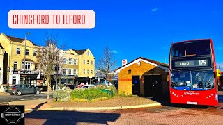 Join me on ChingFord to Ilford Double Decker Bus Ride Explore London together [upl. by Hafirahs]