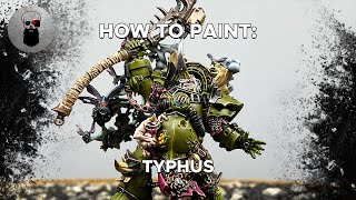 Contrast How to Paint Typhus Herald of Nurgle [upl. by Ahgiela97]