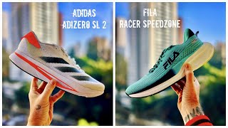 REVIEW ESPECIAL ADIDAS ADIZERO SL 2 VS FILA RACER SPEEDZONE [upl. by Ssilb]