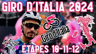 GIRO DITALIA 2024 sur Tour de France 2023  Etapes 101112 [upl. by Aenal898]