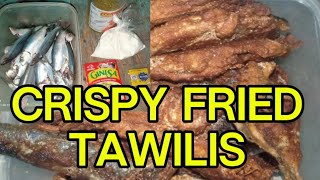 TAWILIS ISDA FRIED RECIPEsupport [upl. by Aronoh]