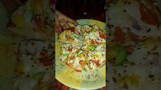 Pizza recipe maicroweve home made Dominos akriti pandey home kitchen 😋🔥😋😋 [upl. by Littell]