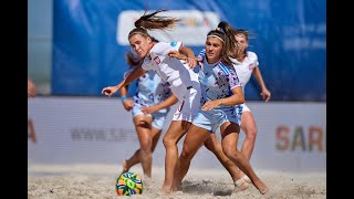 Spain vs Poland Womens Euro Beach Soccer League Superfinal Alghero 2024  BEST GOALS🏆🔥 [upl. by Lewanna]