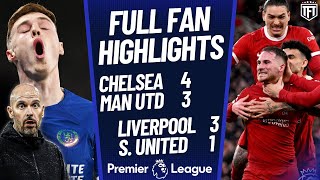 BOTTLE JOBS Chelsea 43 Manchester United Highlights BACK ON TOP Liverpool 31 Sheffield United [upl. by Gnoh276]