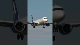 Aegean Airlines Airbus A321neo Landing at Stuttgart Airport [upl. by Sirotek326]