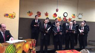 Choir of Khal Adath Jeshurun Sings Chanukah Medley at Moriah Senior Center [upl. by Linell]