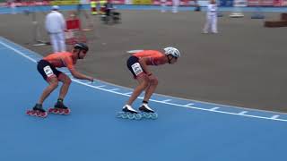 500m series senior men 4 European Championships Inline Skating 2018 [upl. by Calen578]