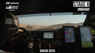 ONBOARD  Stage 6  Dakar 2024  TOYOTA GAZOO Racing Baltics [upl. by Rosenblatt]