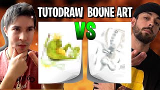 TutoDraw VS BouneArt MANCHE 2  Le Grand Tournoi Des Artistes [upl. by Anom]