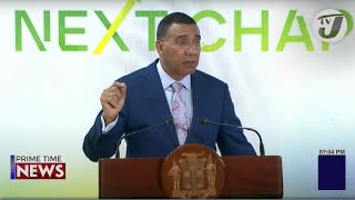 PM Andrew Holness Announced New Growth Strategy for Jamaica  TVJ News [upl. by Krenn]