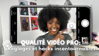 Qualité Vidéo Pro  Réglages et Hacks Incontournables [upl. by Anaerdna]