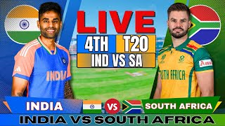 Live India vs South Africa 4th T20I Live Match Score  IND vs SA Live match Today 2nd Inning [upl. by Bille138]