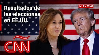 Resultados de las elecciones en EEUU 2024 entre Kamala Harris y Donald Trump [upl. by Codel]