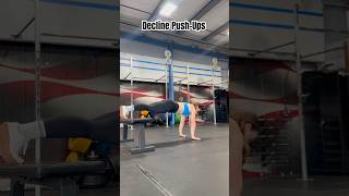 Decline pushups movement demo video [upl. by Elockcin39]