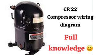 CR22 compressor wiring diagram [upl. by Ardnusal]