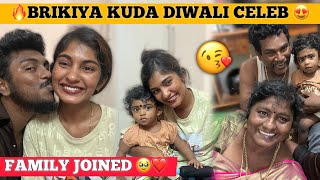 🔥FAMILY JOINED 😍 Diwali Celebration With BRIKIYA amp Appa  Emotional Moments ❤️ [upl. by Akiwak]