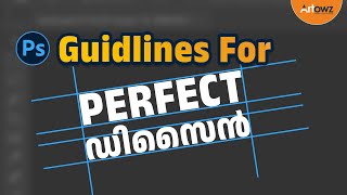 How to use guidelines in Photoshop Malayalam  Add Margins Use Ruler amp Grid  Scale  Guide [upl. by Nnasus]