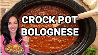 Best Crock pot Bolognese Recipe [upl. by Macomber]