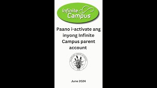 Tagalog Infinite Campus Parent Tutorial [upl. by Arrehs738]