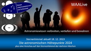 Sternenhimmel aktuell Die astronomischen Höhepunkte 2024 [upl. by Neve]