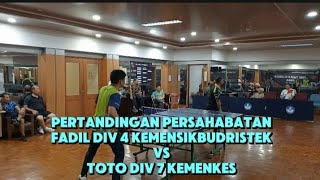 Fadil div 4 VS Toto div 7 Pertandingan persahabatan [upl. by Finstad252]