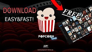 HOW TO DOWNLOAD POPCORN TIME FAST amp EASY [upl. by Shantee]