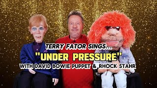 The David Bowie puppet sings quotUnder Pressurequot with Rhock Stahr [upl. by Alimac]