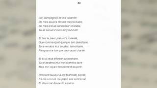 Sonnet XII Lut compagnon de ma calamité Louise Labé [upl. by Anastase]