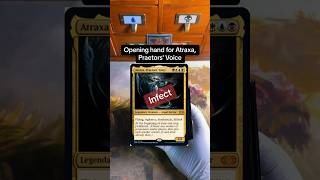 Atraxa Praetors Voice opening hand openinghand edh magicthegathering commander mtg infect [upl. by Wildermuth]