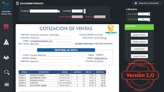 Plantilla de cotización de ventas Versión 20 hecho en Microsoft Excel [upl. by Sewel796]