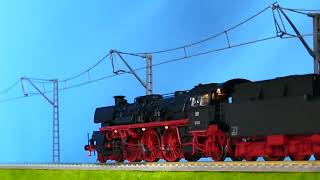 Trix new model BR183 Steam locomotive [upl. by Magen]