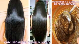 😳😍5 MEJORES MANERAS DE OSCURECER TU CABELLO DE FORMA NATURAL [upl. by Mccall]