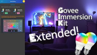 Govee Immersion Kit  Light Bars  LED Bulbs  Setup and Review [upl. by Compton]