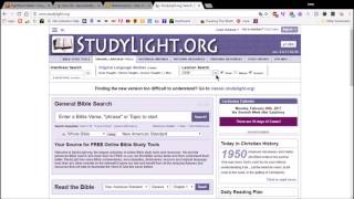 Studylightorg for Word Studies [upl. by Lais]