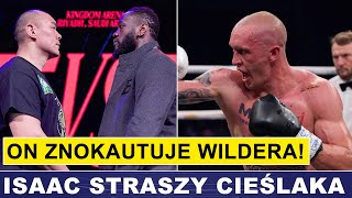 ISAAC STRASZY CIEŚLAKA ZHANG ZNOKAUTUJE WILDERA  ZAPOWIADA MILLER [upl. by Naejamron547]