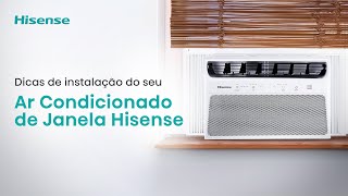 Hisense  Dicas Instalação de Ar Condicionado de janela [upl. by Adallard]