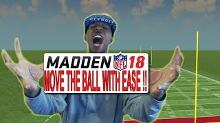 madden 18HOW TO MOVE THE BALL AGAINST ANY DEFENSE IN MADDEN 18MADDEN 18 TIPSGAMEPLAYSCHEMES [upl. by Archaimbaud]