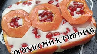 COCONUT MILK PUDDING Very tasty Beechassky [upl. by Schatz645]