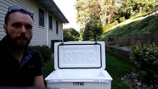 RTIC 65 Cooler tries to hold 64 pounds of ICE for 10 days Will it hold up [upl. by Aneelehs]