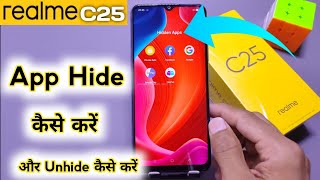 How to hide amp Unhide Apps in Realme C25 Realme C25 Hide Apps Realme C25 Hide Apps [upl. by Ivens]